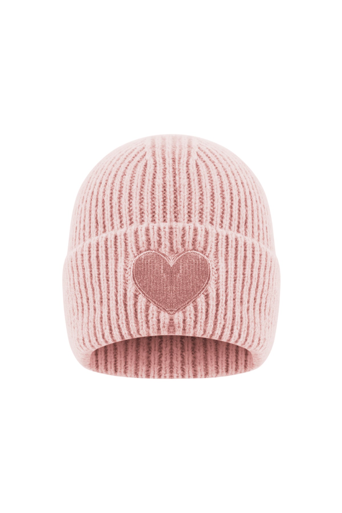 Damenmütze mit Herz – Beanie Mütze in vielen Farben