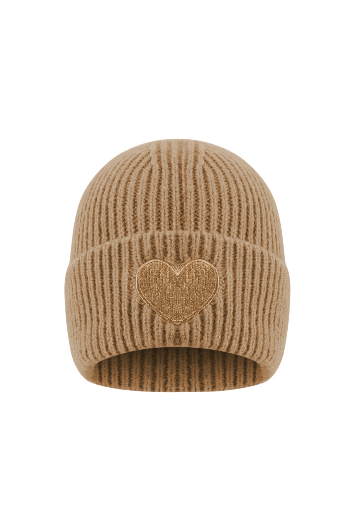 Damenmütze mit Herz – Beanie Mütze in vielen Farben