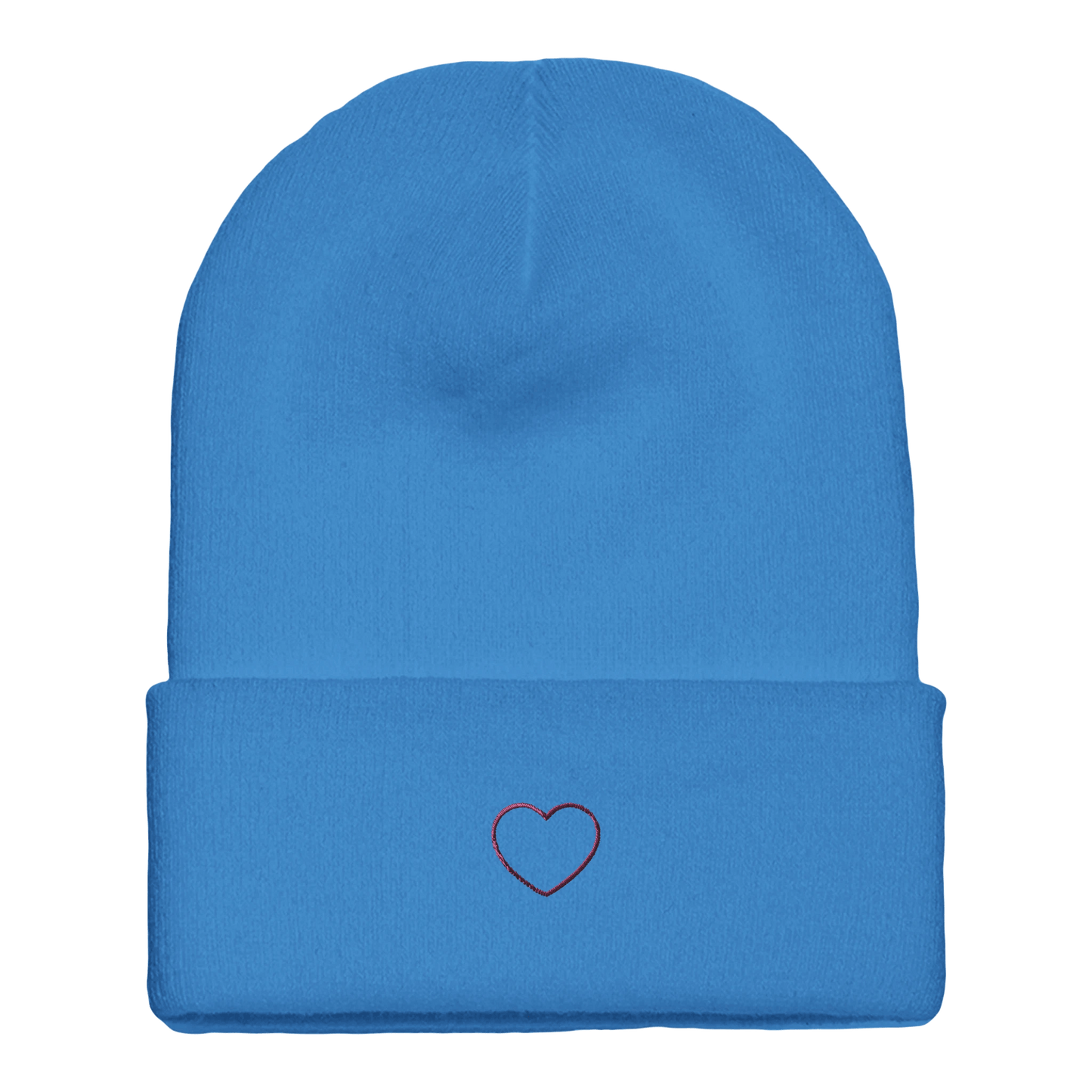 Beanie mit Bündchen | Personalisierbar | pink bestickt - afHandmade