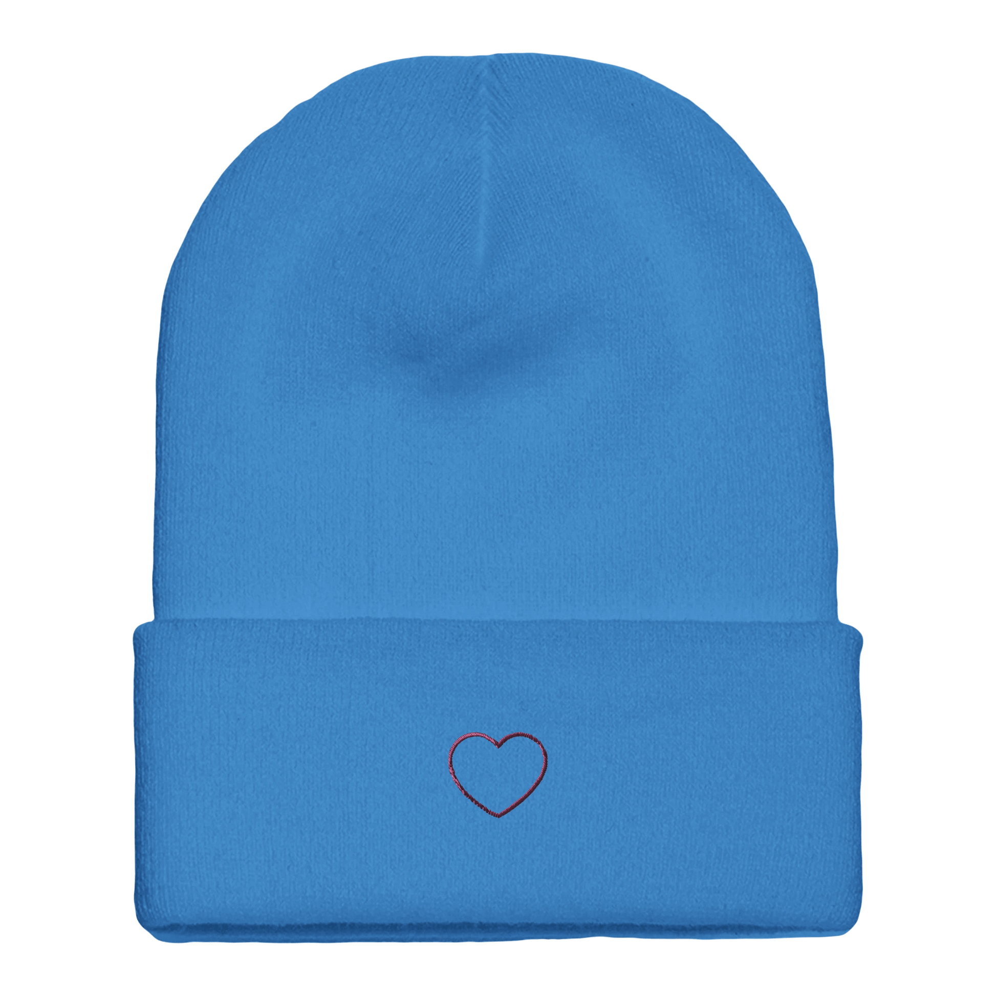 Beanie mit Bündchen | Personalisierbar | pink bestickt - afHandmade