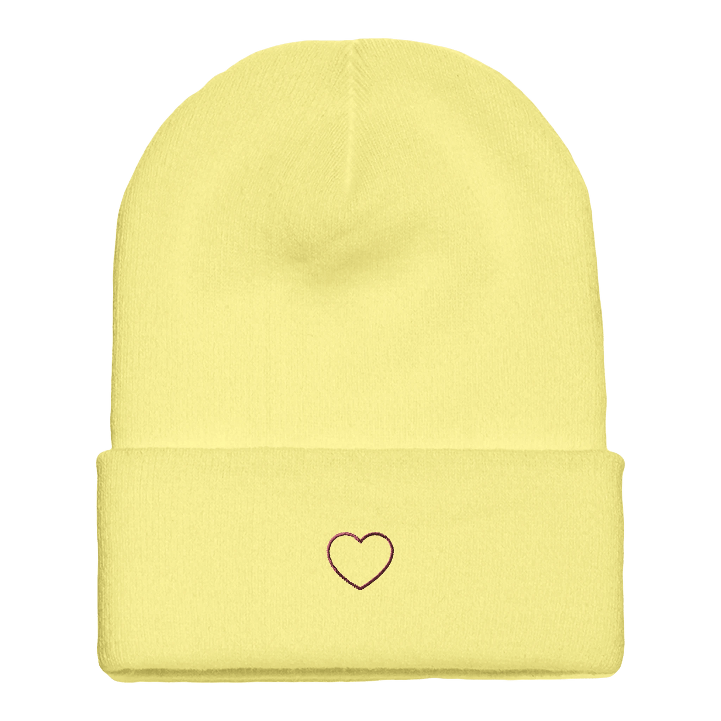 Beanie mit Bündchen | Personalisierbar | pink bestickt - afHandmade