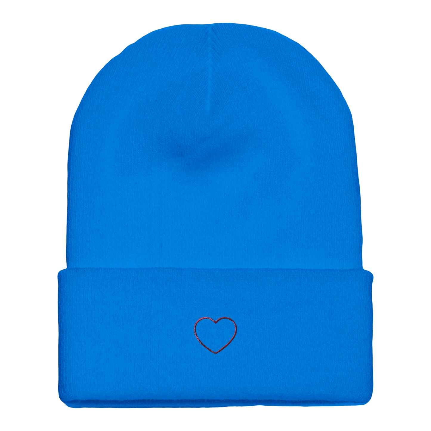 Beanie mit Bündchen | Personalisierbar | pink bestickt - afHandmade