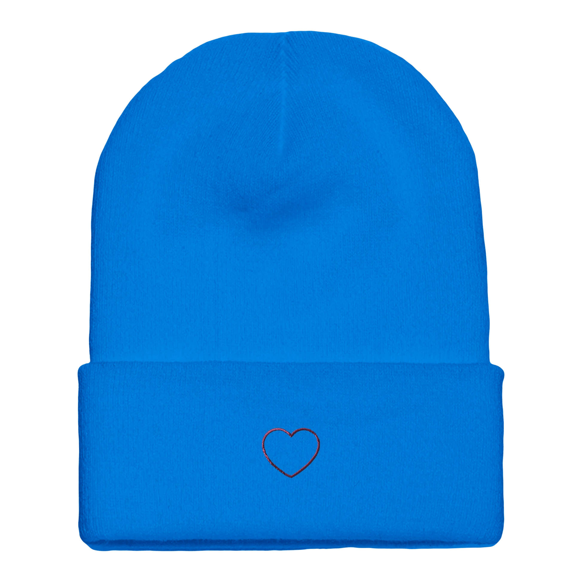 Beanie mit Bündchen | Personalisierbar | pink bestickt - afHandmade