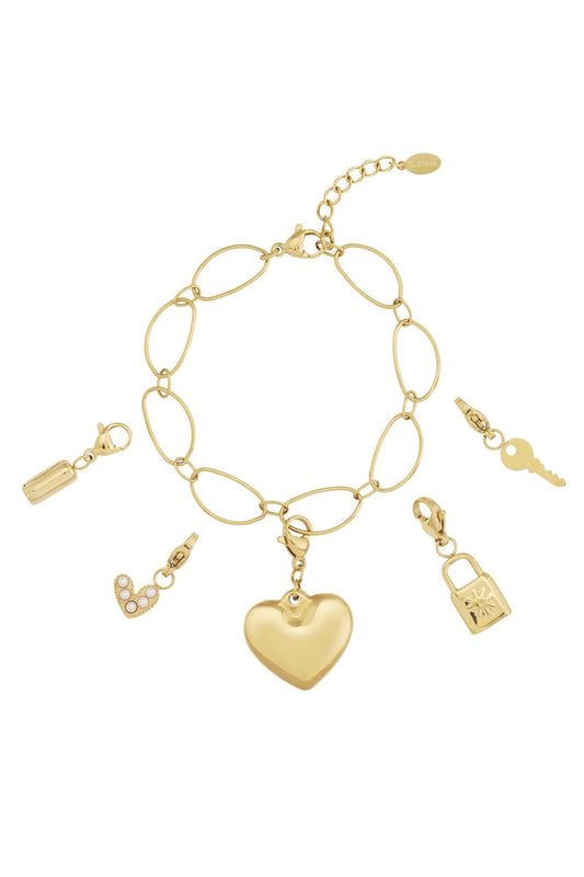Bettelarmband - Mix and Match - inkl. 5 Charms - afHandmade