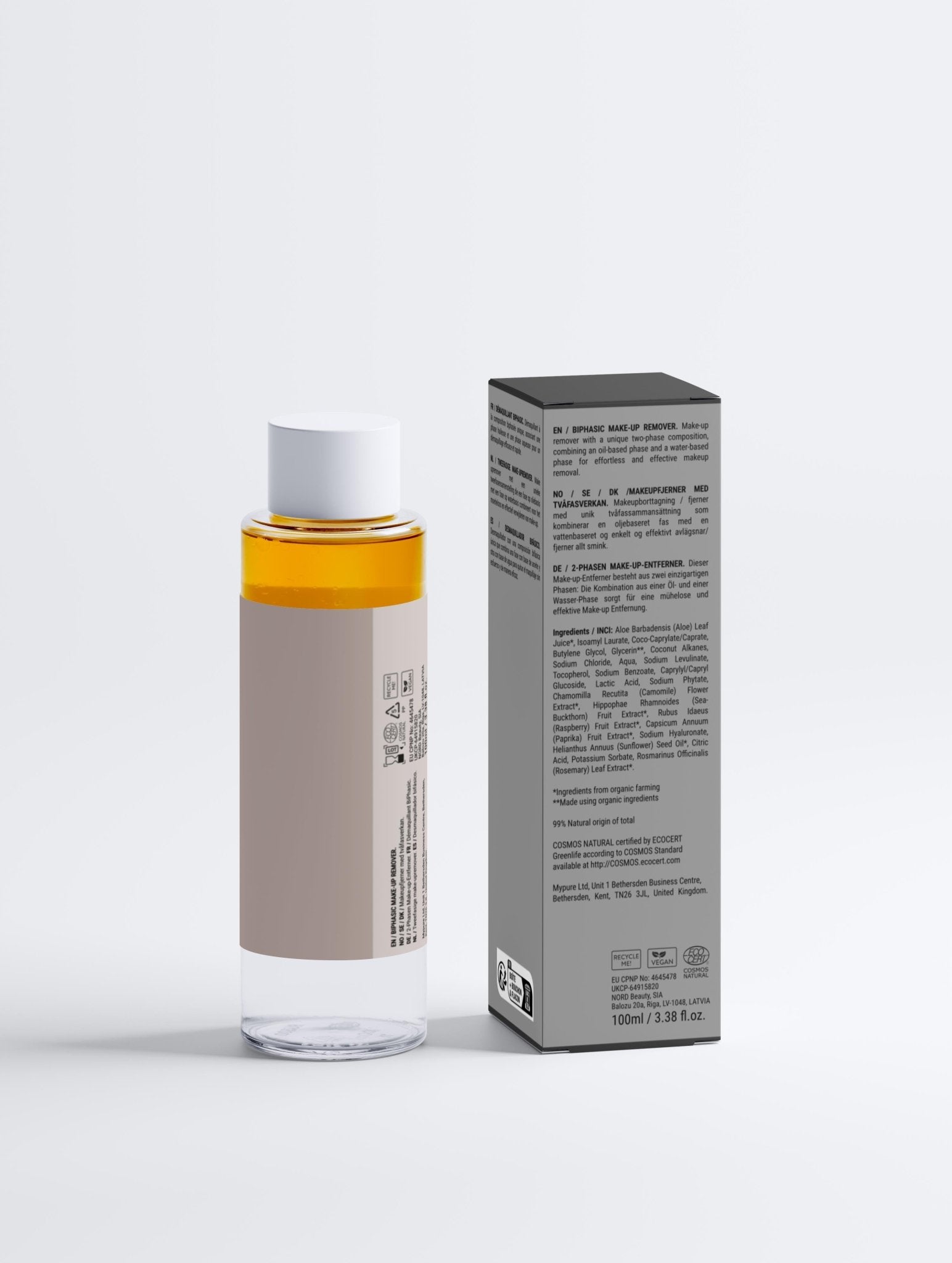 BiPhasic Make - up - Entferner parfümfrei - afHandmade