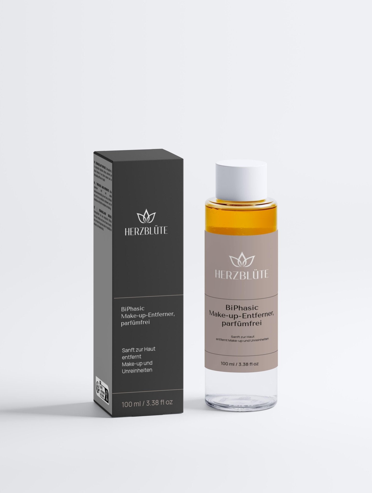 BiPhasic Make - up - Entferner parfümfrei - afHandmade