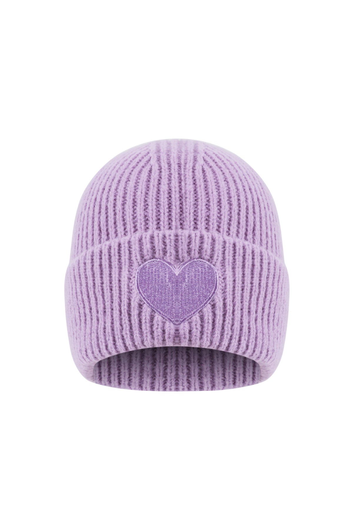 Damenmütze mit Herz – Beanie Mütze in vielen Farben