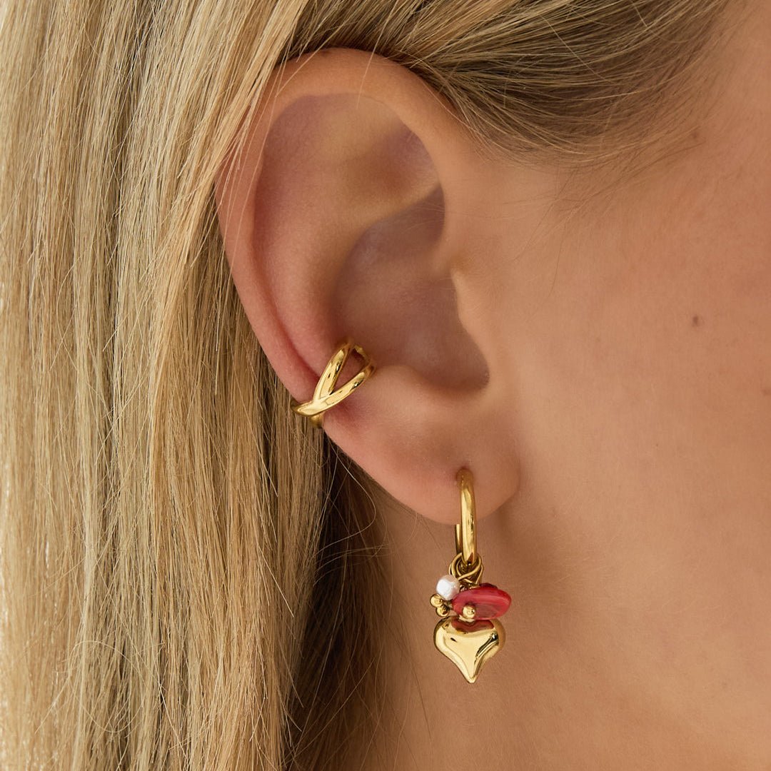 Creolen mit verspielten Anhängern - afHandmade