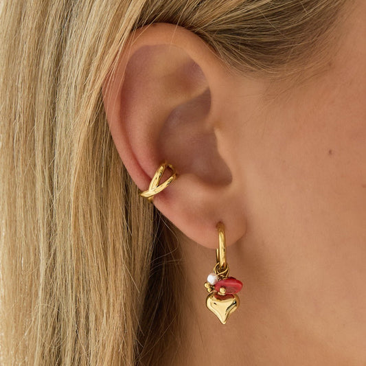 Creolen mit verspielten Anhängern - afHandmade