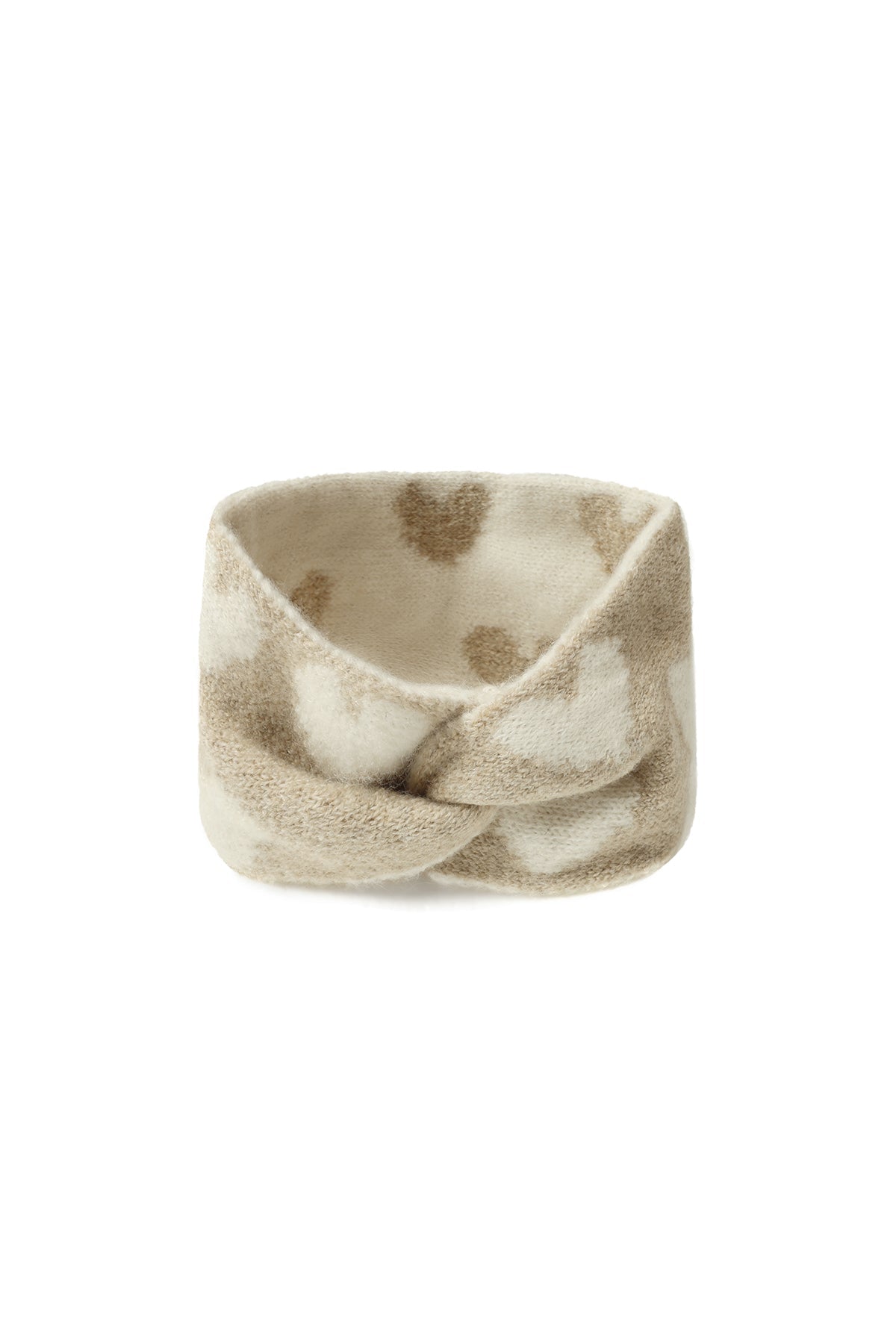Damen-Stirnband mit Herz – Kuscheliges Winter-Stirnband - afHandmade