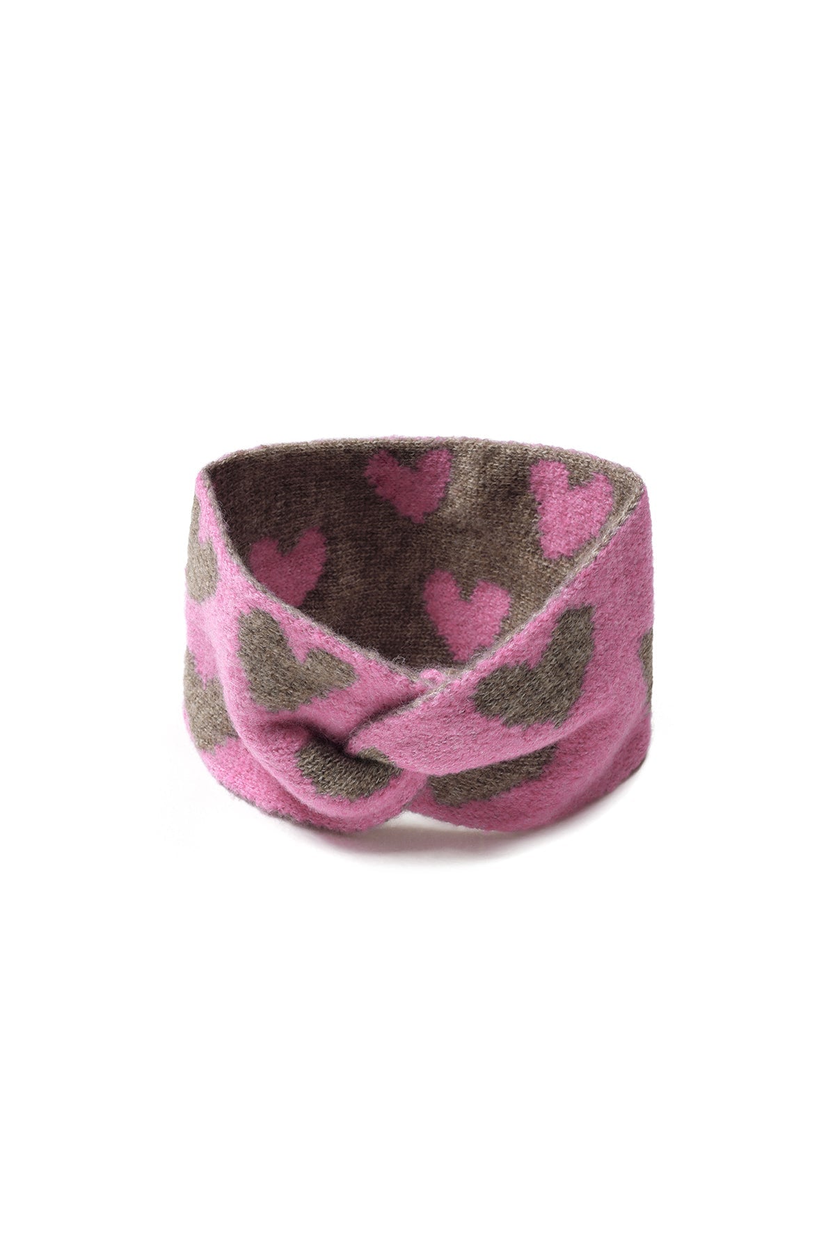 Damen-Stirnband mit Herz – Kuscheliges Winter-Stirnband - afHandmade