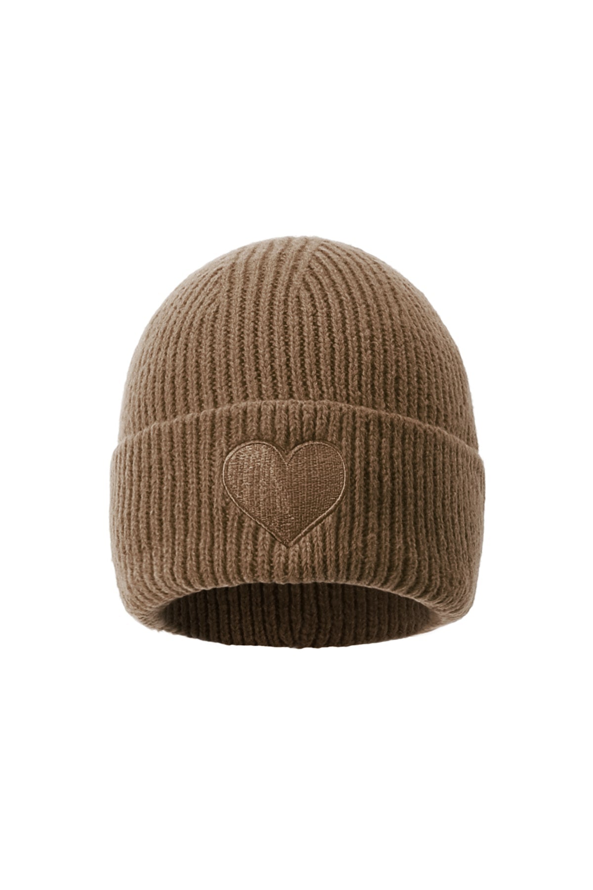 Damenmütze mit Herz – Beanie Mütze in vielen Farben - afHandmade