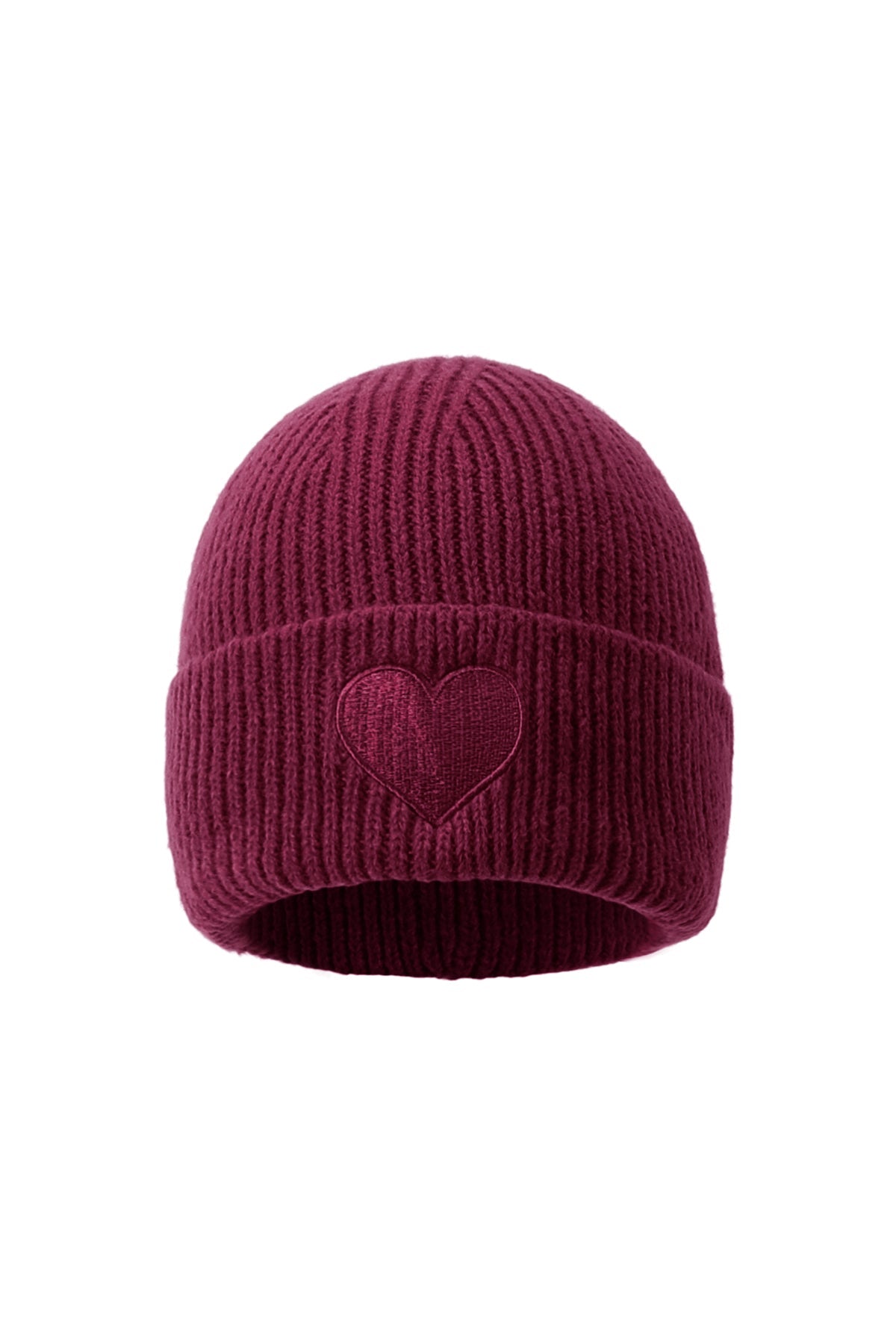 Damenmütze mit Herz – Beanie Mütze in vielen Farben - afHandmade