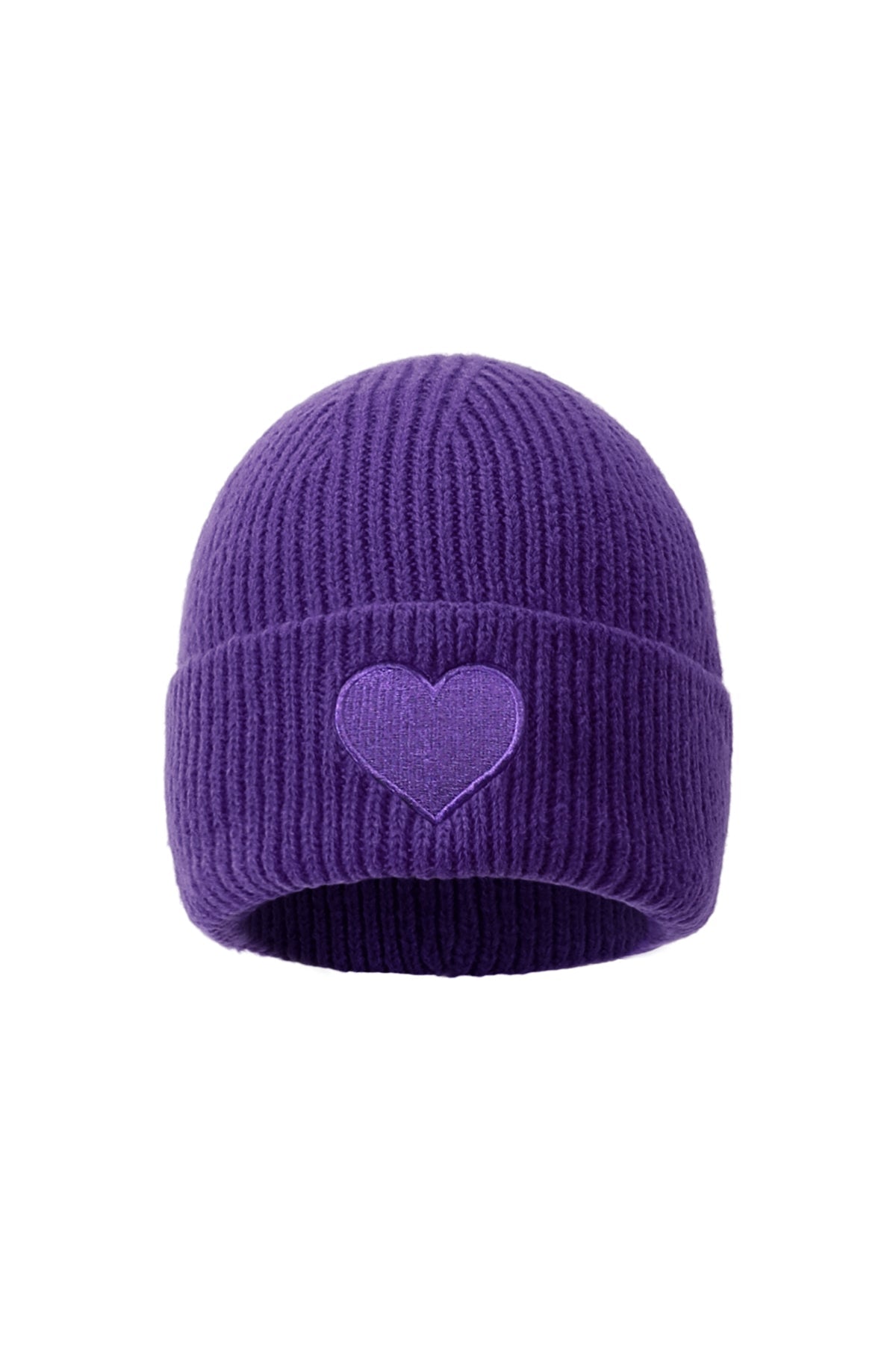 Damenmütze mit Herz – Beanie Mütze in vielen Farben - afHandmade