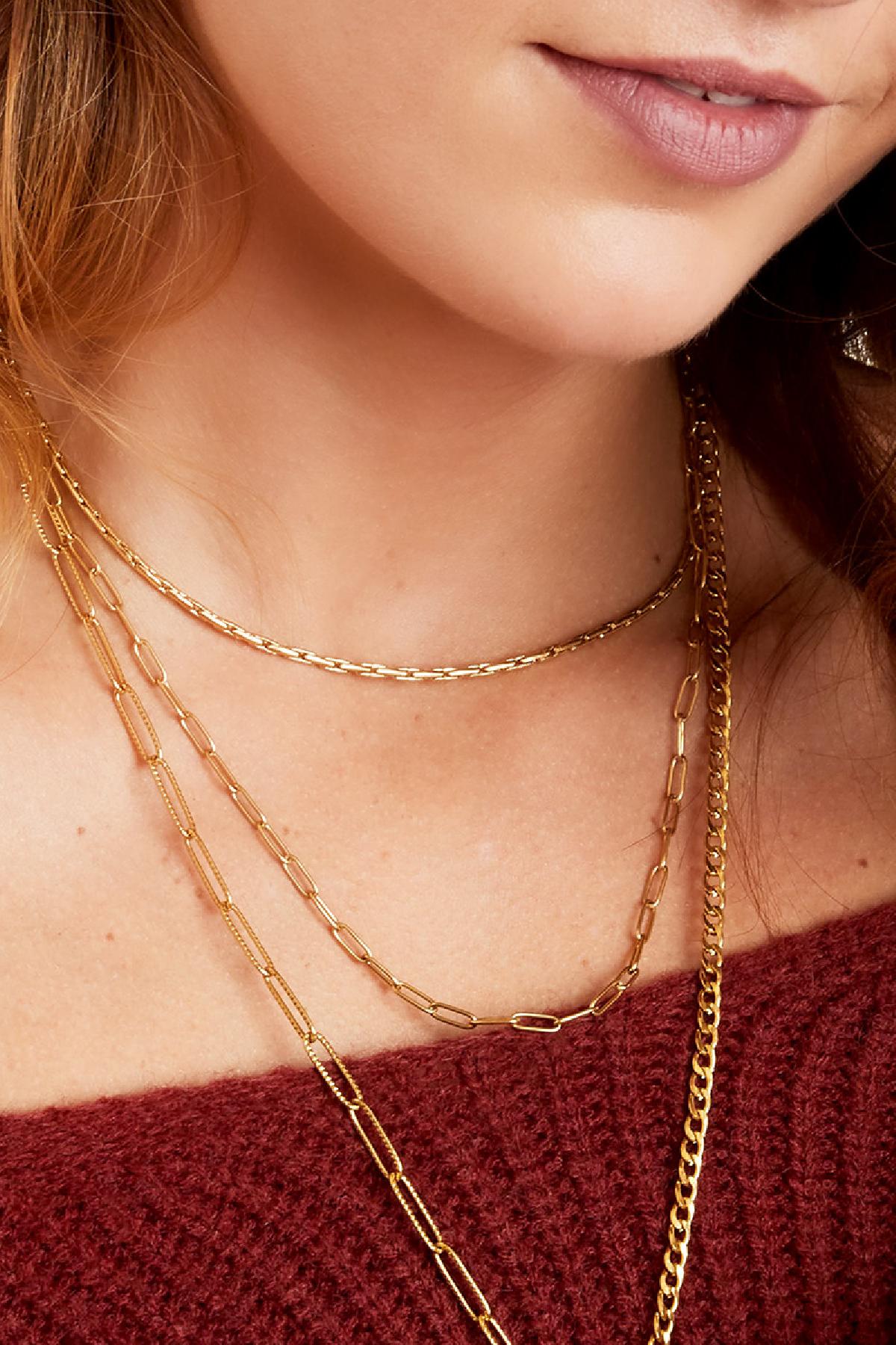 Doppelte Halskette – Feine Halskette & Gliederkette (40–70 cm) - afHandmade