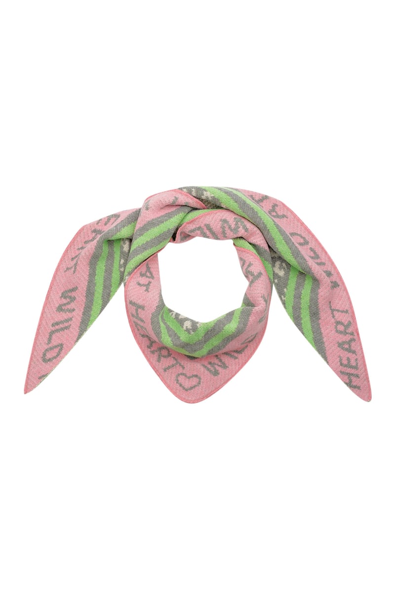 Dreieckschal Winterschal Wild Heart - afHandmade