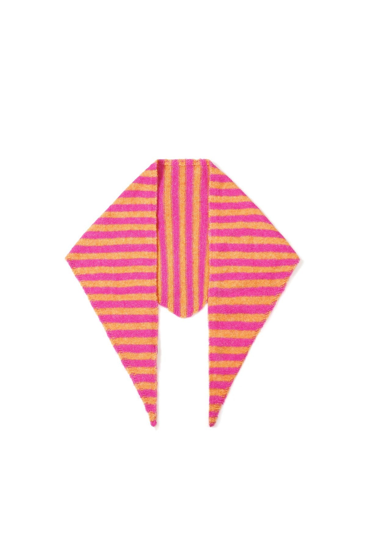 Dreiecksschal „Soft Stripes“ – Kuscheliger Strickschal - afHandmade