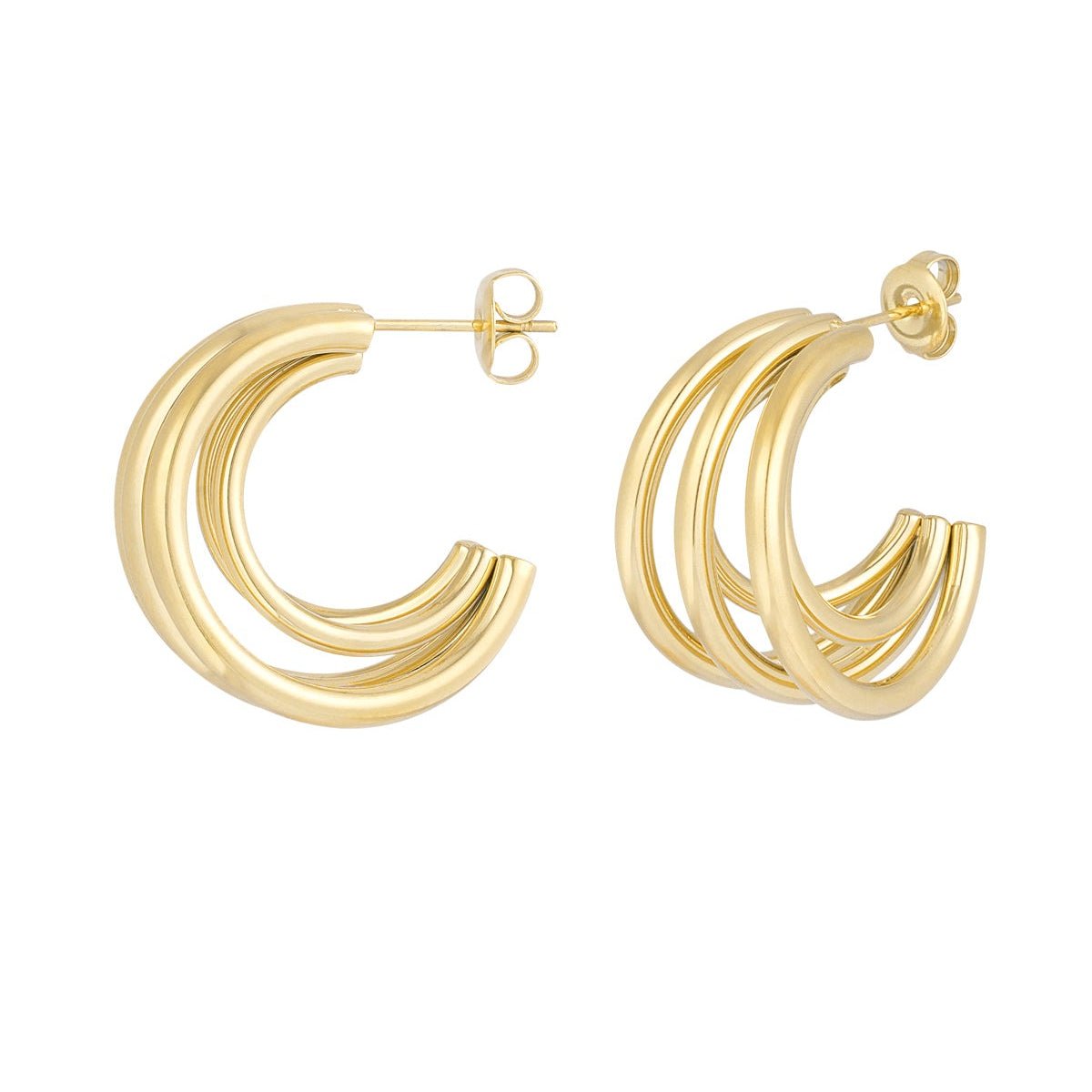 DUA – Doppelt gedrehte Ohrringe - afHandmade