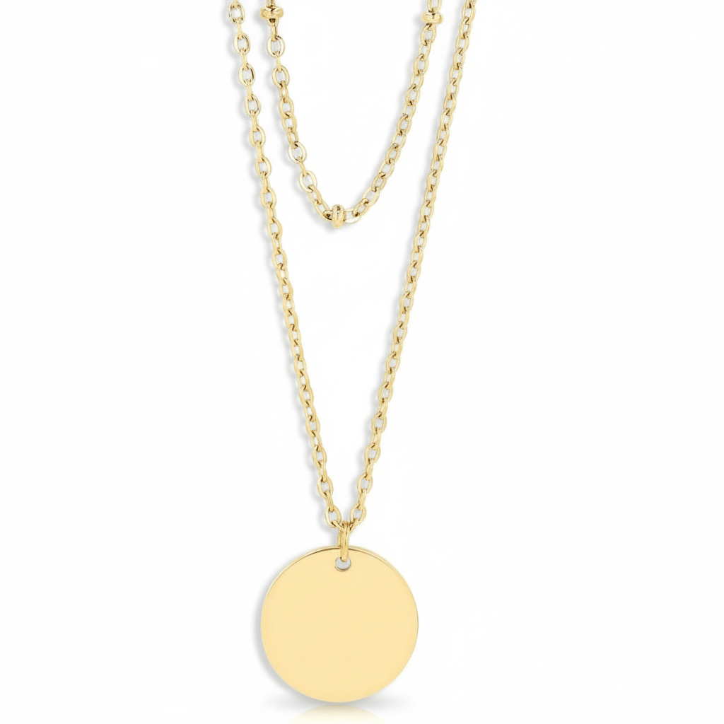 Edelstahlkette ohne Gravur - afHandmade