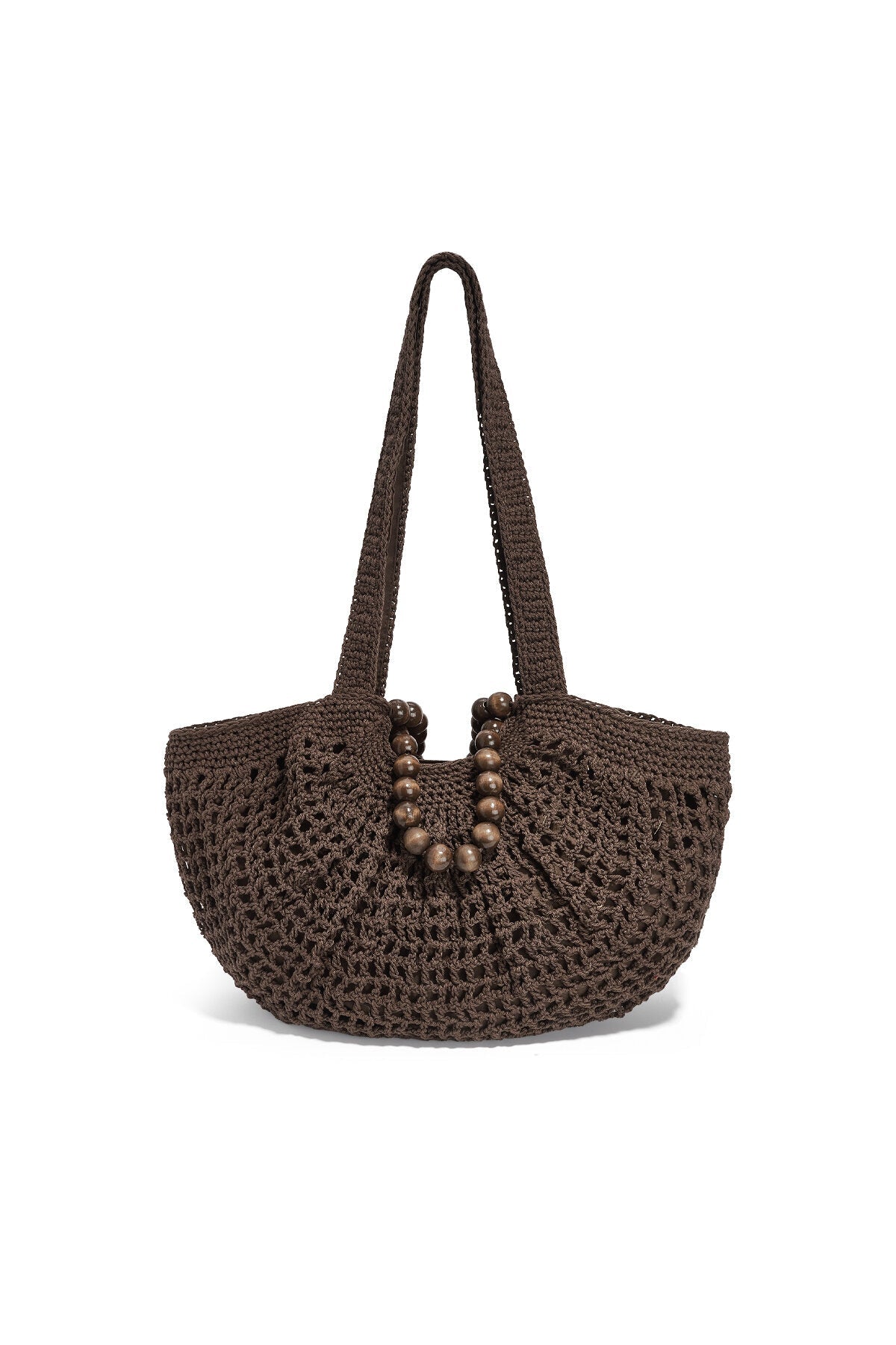 Einfarbige Strandtasche aus Baumwolle – Lässige Sommertasche 50 x 34 cm - afHandmade