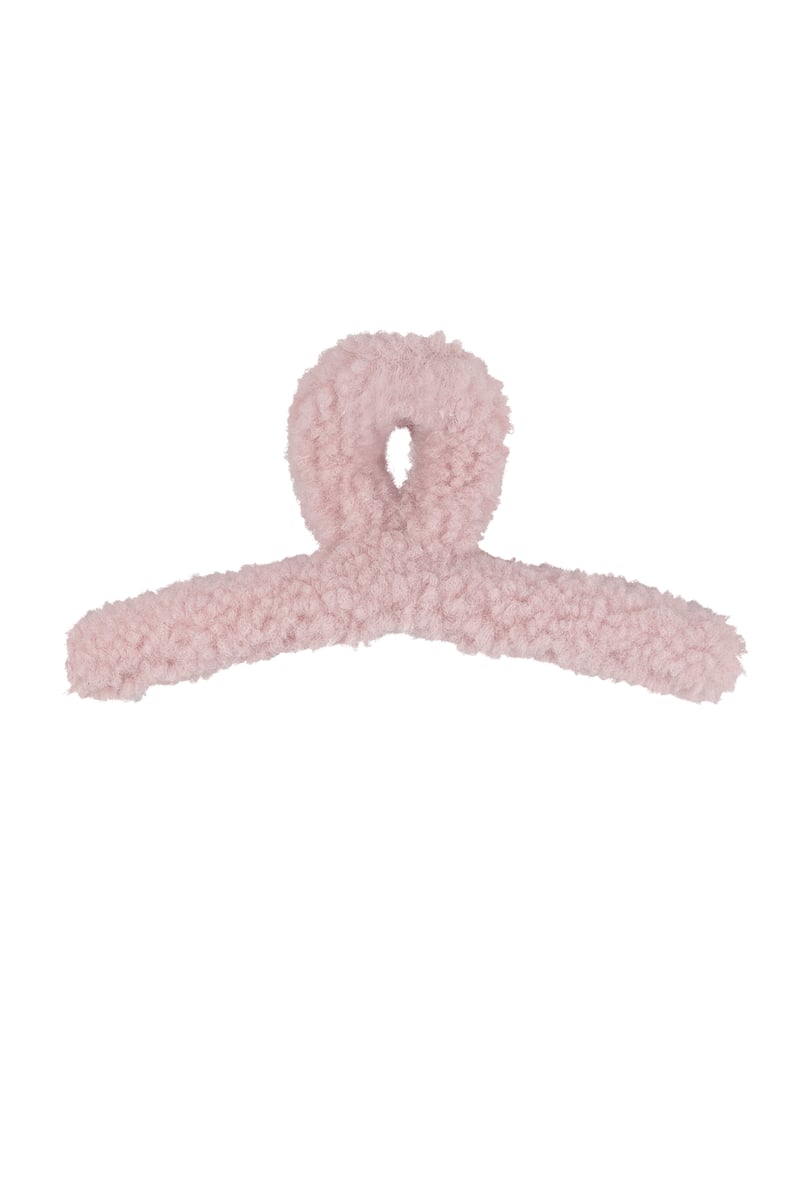 Flauschige Teddy Haarspange - Braun - afHandmade