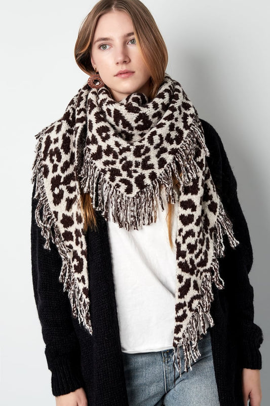 Forever Wild Schal - Leolook Schal - Dreieckschal - afHandmade