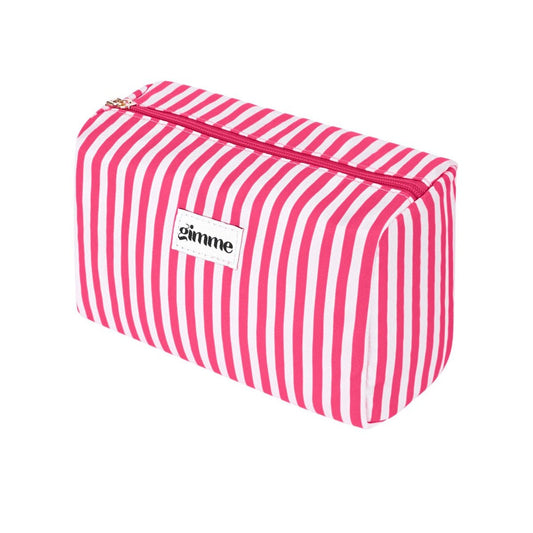 Gimme - Kosmetiktasche Damen mit Streifen – Geräumige Make-up Tasche aus Polyester - afHandmade