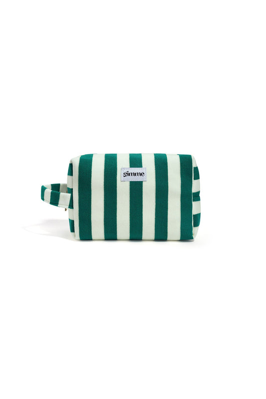 Gimme Kosmetiktasche mit Streifen – Beauty Bag aus Polyester 22 x 9 x 14 cm - afHandmade