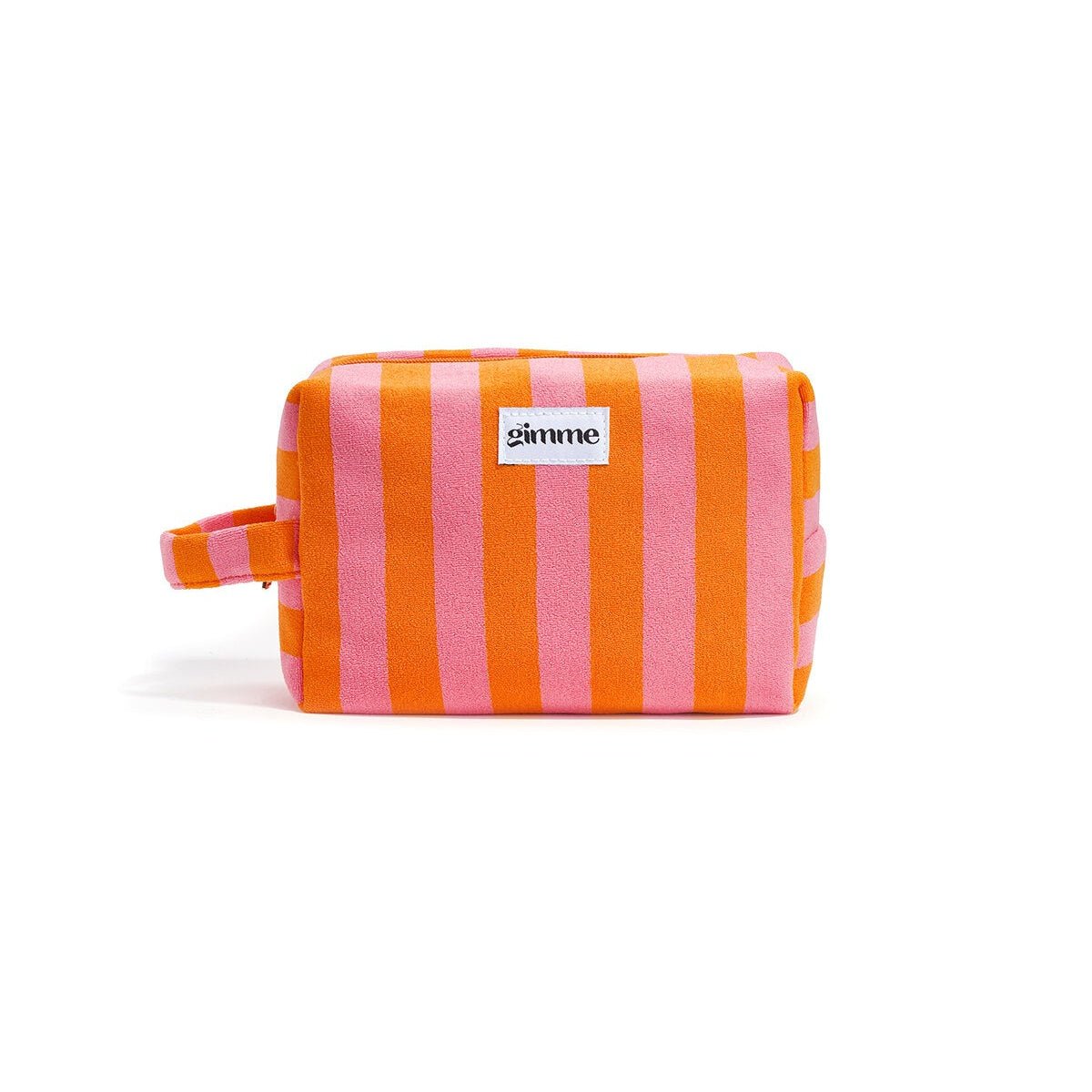Gimme Kosmetiktasche mit Streifen – Beauty Bag aus Polyester 22 x 9 x 14 cm - afHandmade