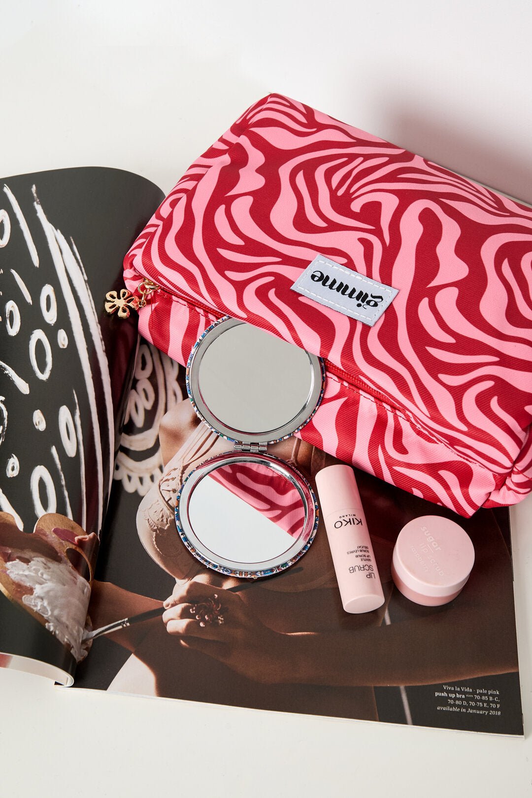 Gimme Make-up-Tasche Casual – Moderne Kosmetiktasche in knalligen Farben - afHandmade