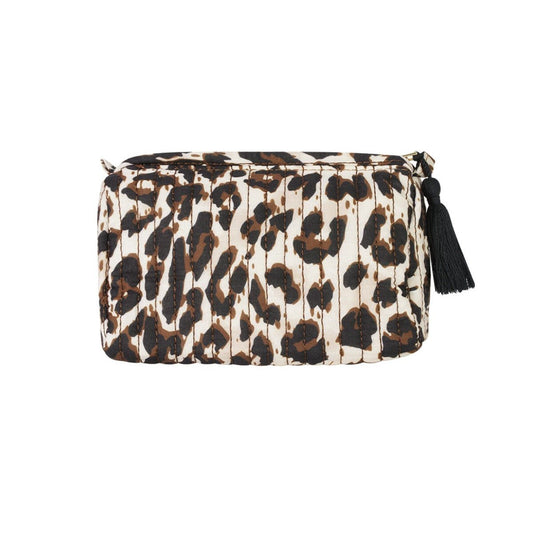 Gimme Make - up - Tasche mit Leopardenmuster – Kompakte Kosmetiktasche 19 x 12 x 8 cm - afHandmade