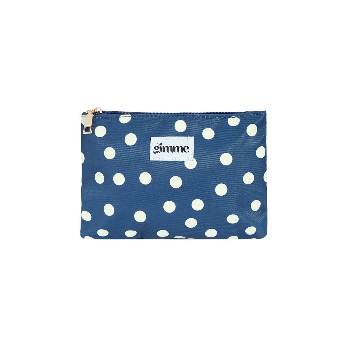 Gimme Make-up-Tasche Polka Dots Casual – Stylische Kosmetiktasche mit Punkten - afHandmade