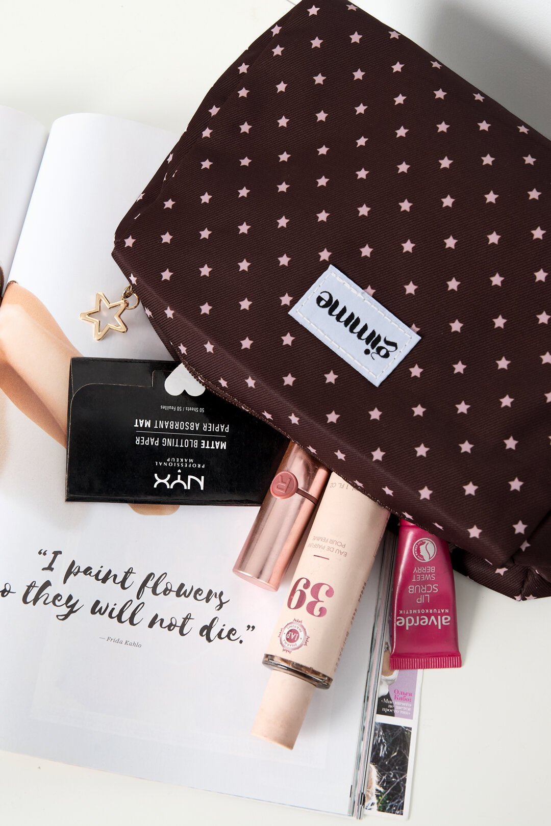 Gimme Make-up-Tasche Sterne – Stylische Kosmetiktasche für Alltag & Reisen - afHandmade