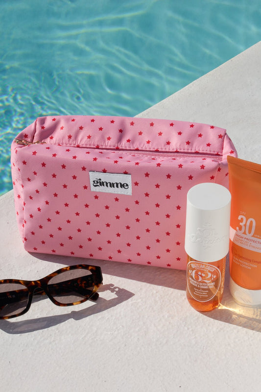 Gimme Make-up-Tasche Sterne – Stylische Kosmetiktasche für Alltag & Reisen - afHandmade