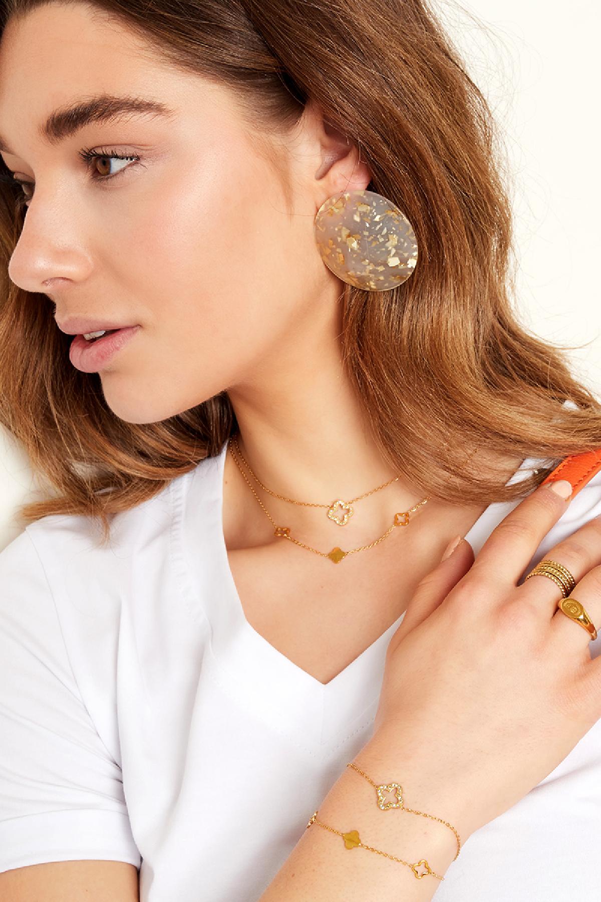 Glücksarmband Kleeblatt - afHandmade