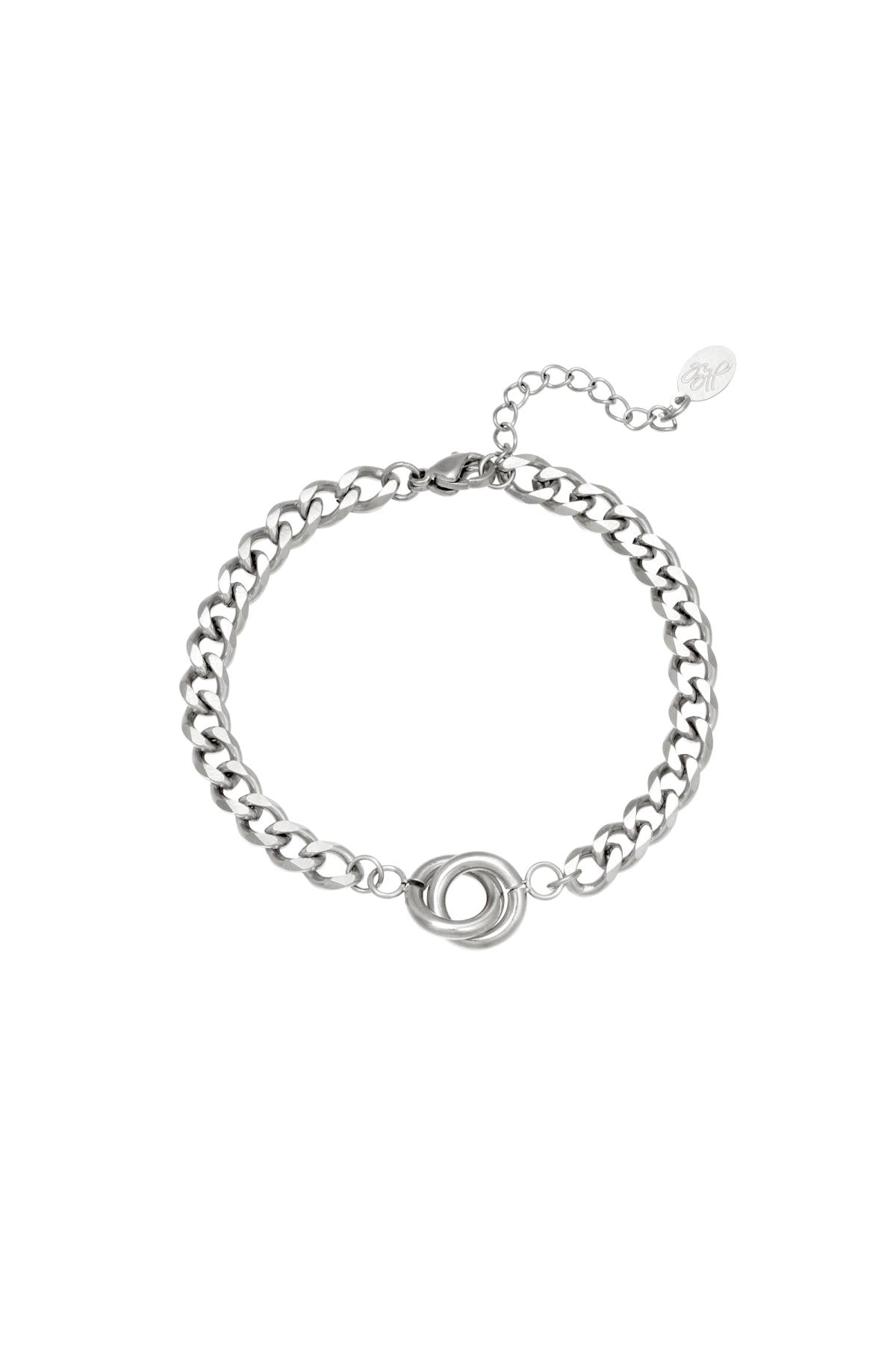 Grobes Gliederarmband - Infinity Circle - afHandmade