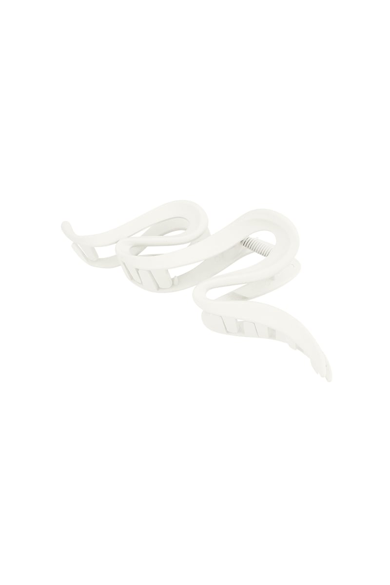 Haarspange Matte Curl - Schwarz - afHandmade
