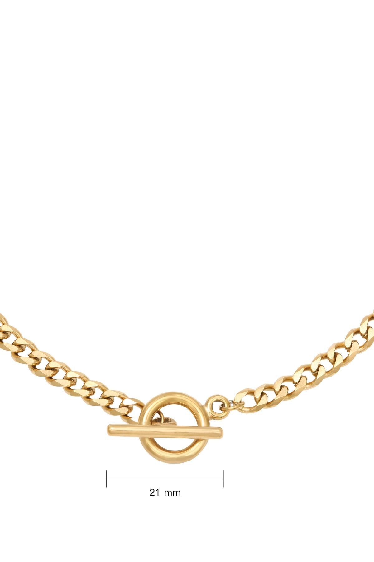 Halskette Chain Sanya Goldfarbe Stainless Steel - afHandmade