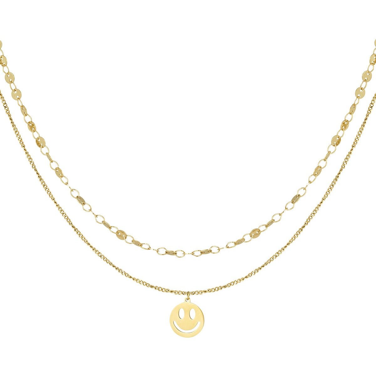 Halskette lächelndes Gesicht - afHandmade