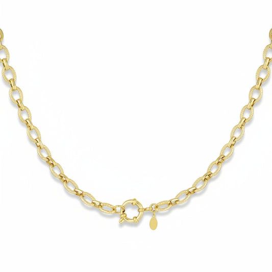 Halskette mit runden Gliedern - afHandmade