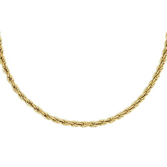 Halskette Twisted Chain Goldfarbe Edelstahl - afHandmade