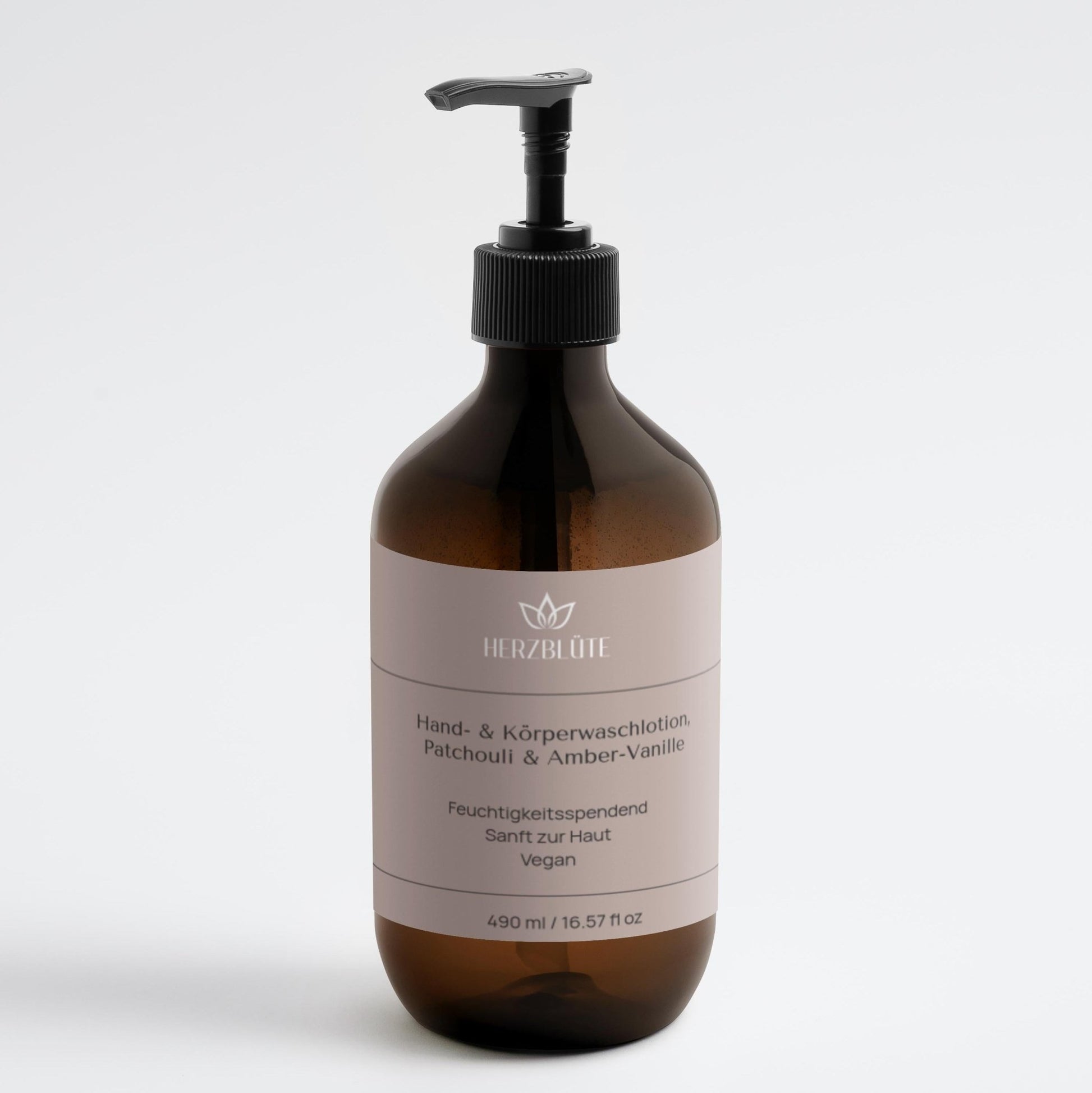 Hand - & Körperwaschgel, Patchouli & Amber - Vanille - afHandmade