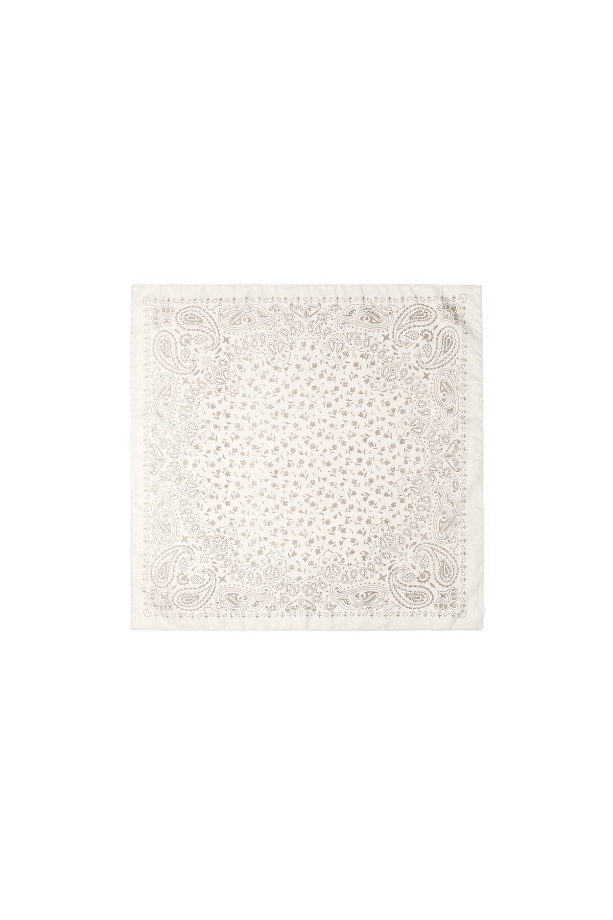 Heller Sommerschal mit Blumenmuster – Florales Halstuch & Taschenaccessoire 70 x 70 cm - afHandmade