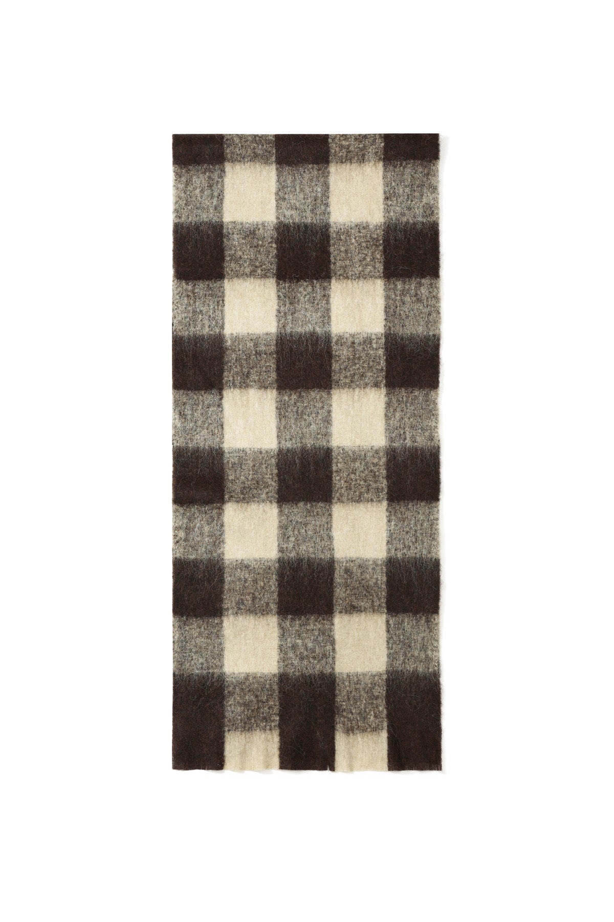 Karoschal „Cozy Check“ – Kuscheliger Wollmix-Schal - afHandmade