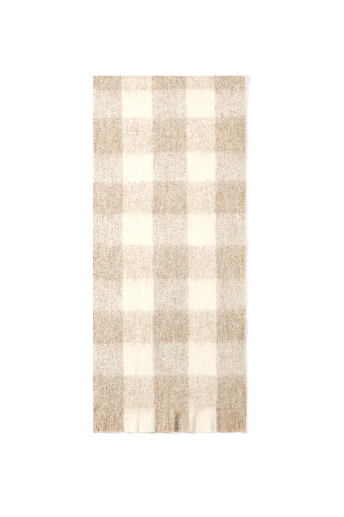 Karoschal „Cozy Check“ – Kuscheliger Wollmix-Schal - afHandmade