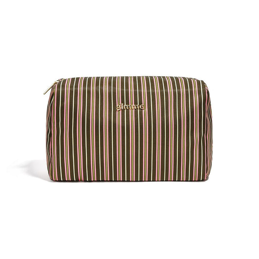 Kosmetiktasche Damen mit Streifen – Gimme Beauty Bag | Make-up Tasche - afHandmade