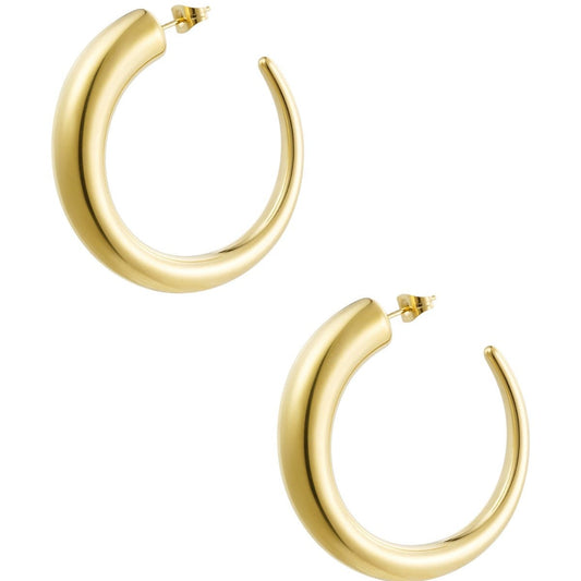 LYRA – Große runde Ohrringe - afHandmade