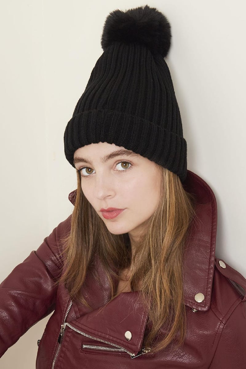 Mütze Basic mit Bommel - afHandmade
