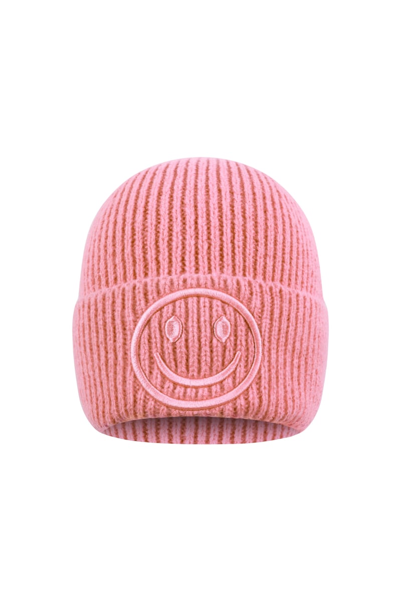Mütze für Damen mit lächelndem Gesicht bestickt - afHandmade