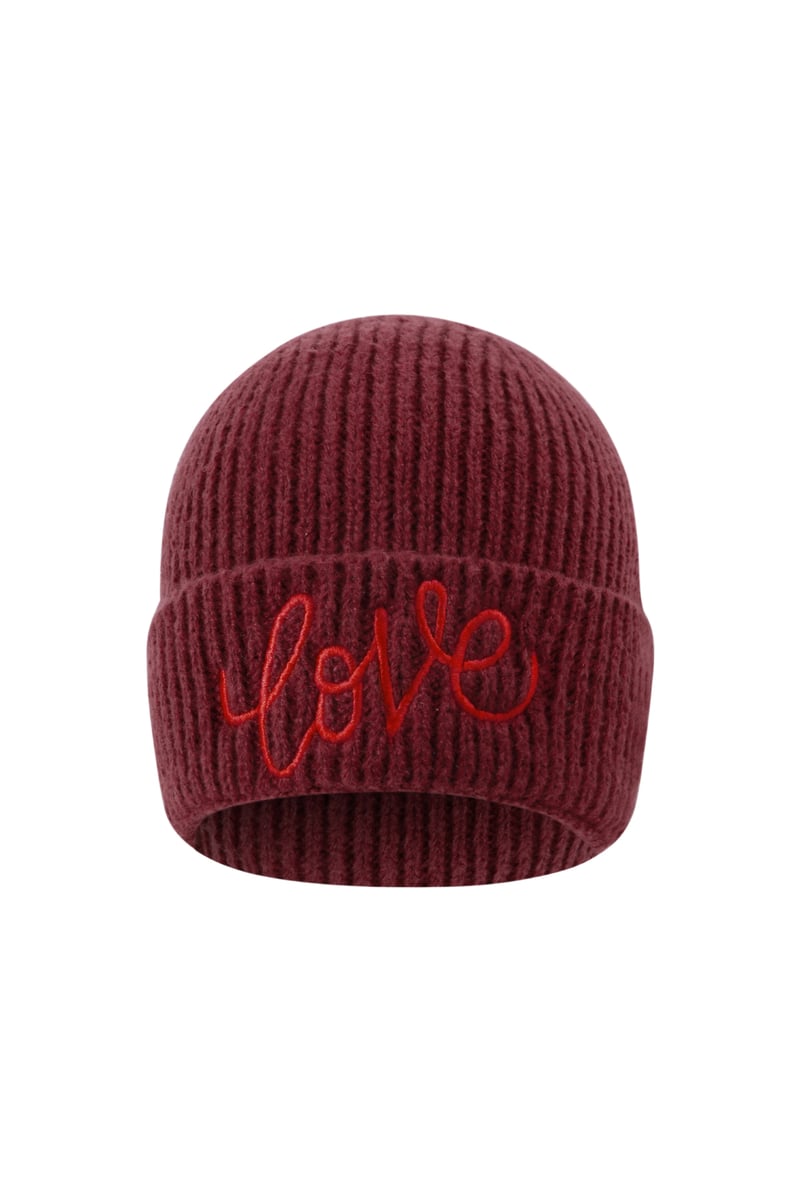 Mütze mit Aufdruck love - afHandmade